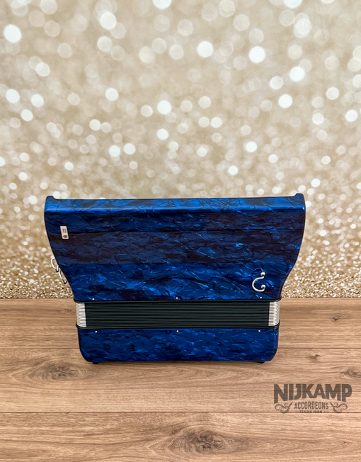 Hohner Bravo III 72 Silent Key - LMM - Blauw