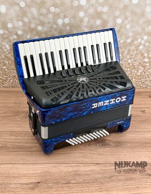 Hohner Bravo III 72 Silent Key - LMM - Blauw