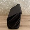 Stofhoes zwart, velours, 120 bas / Dustcover