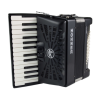 Hohner Bravo II 48 Silent Key - MM - Black