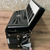Hohner Bravo III 72 Silent Key - LMM - Zwart