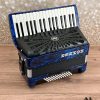 Hohner Bravo III 72 Silent Key - LMM - Blauw