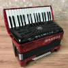 Hohner Bravo III 72 Silent Key - LMM - Rood