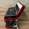 Hohner Bravo III 72 Silent Key - LMM - Rood