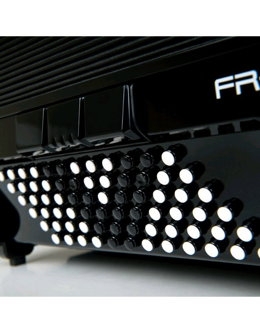 Basknop zwart hol voor Roland FR en Bugari Evo Series