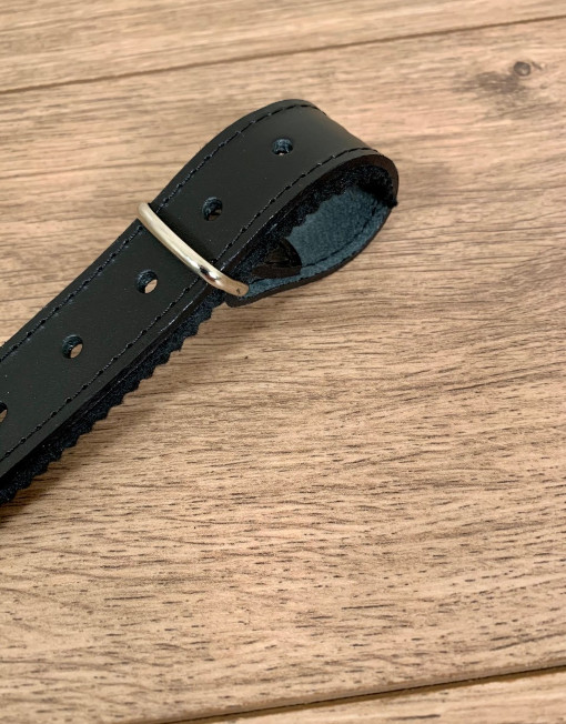 Rugriem met kliksluiting XL 'Sloveno', Leder