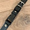 Rugriem met kliksluiting XL 'Sloveno', Leder