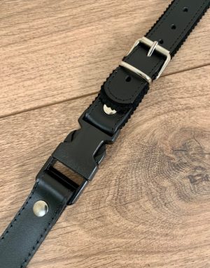 Rugriem met kliksluiting XL 'Sloveno', Leder
