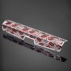 V-Accordion FR-4X Custom Grill - Christmas Red Silver