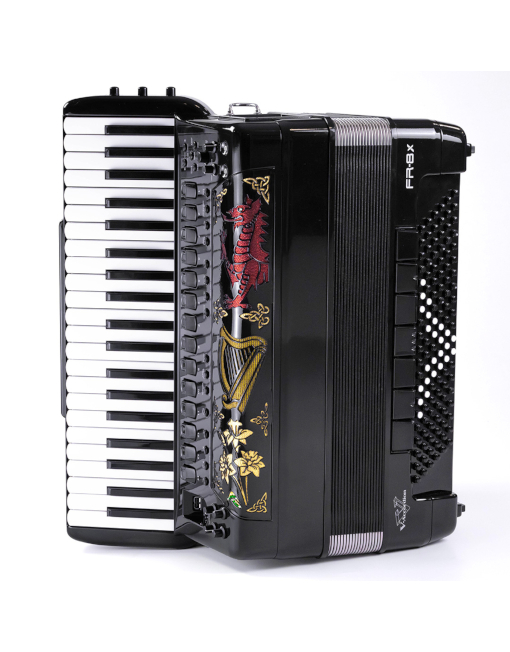V-Accordion FR-8X Custom Grill - Dragon, Harp, Daffodil