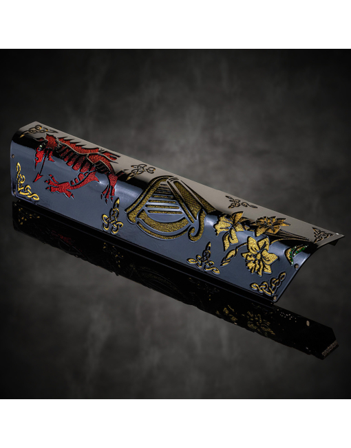 V-Accordion FR-8X Custom Grill - Dragon, Harp, Daffodil
